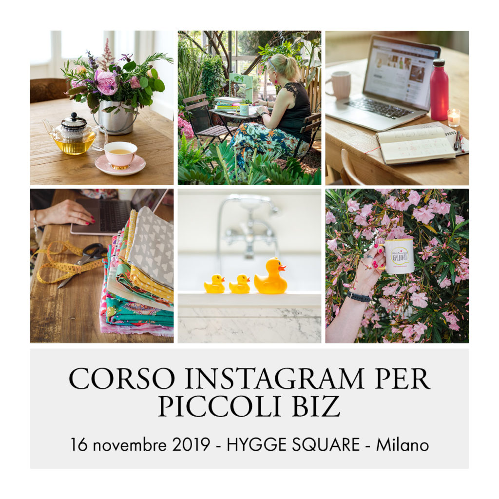 corso instagram per piccole imprese